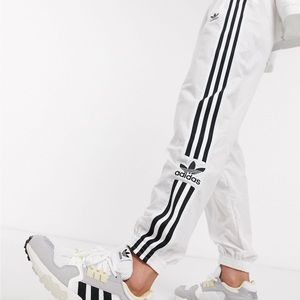 NWT Adidas White Lock Up Pants Small